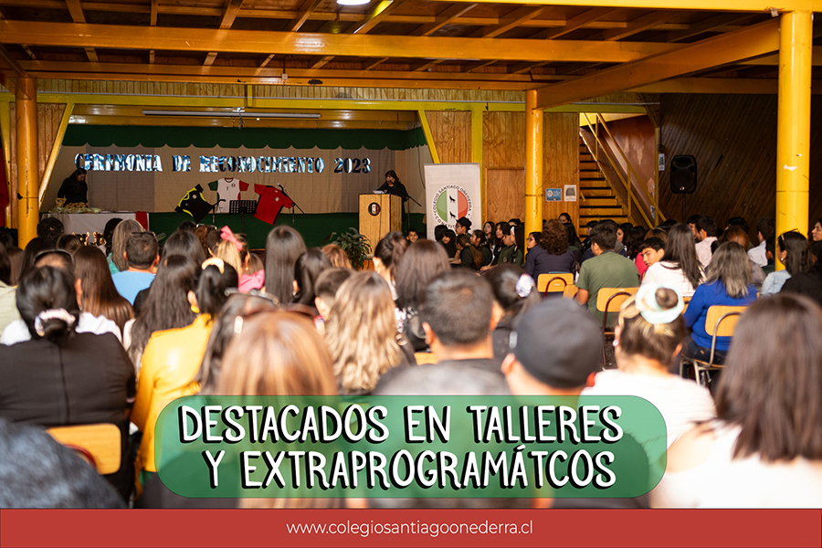 DESTACADOS EN TALLERES Y EXTRAPROGRAMÁTICOS 2023