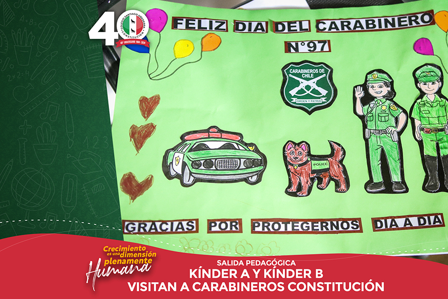 VISITA A CARABINEROS KINDER A Y B
