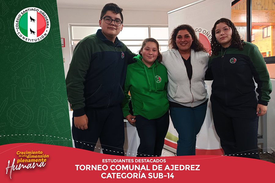torneo comunal de ajedrez sub 14 min