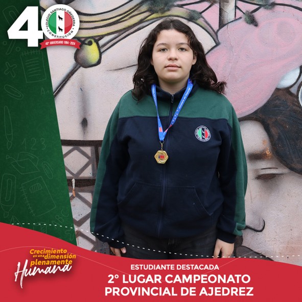 2do lugar privincial de ajedrez